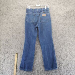 Wrangler Jeans Mens 30x30 Blue Relaxed Fit Cotton Denim 936PWD Bootcut